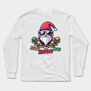 "Hoo Hooo Ho!" funny santa Long Sleeve T-Shirt